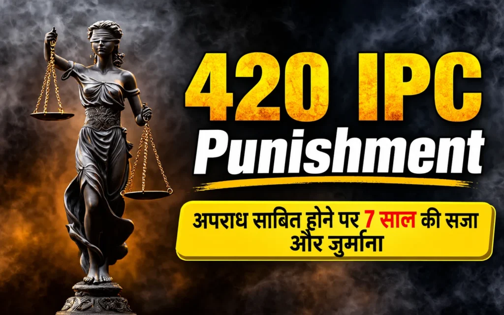 420 IPC Punishment: धोखाधड़ी पर कितनी सजा और कैसी जमानत? 420 IPC Punishment
